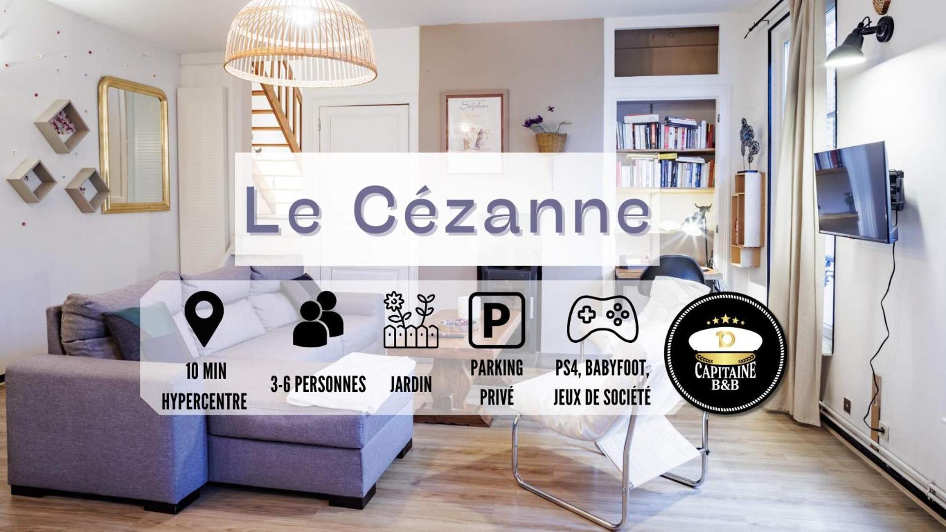 Le Cezanne - Jardin - Parking - Babyfoot - Centre-Ville Труа Екстер'єр фото